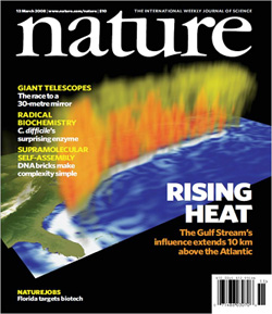 Nature(2008/3)の表紙